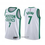 Maillot Boston Celtics Jaylen Brown Ville 2020-21 Blanc