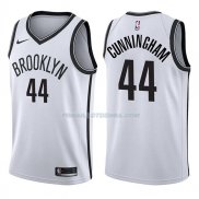 Maillot Brooklyn Nets Dante Cunningham Association 2017-18 44 Blancoo