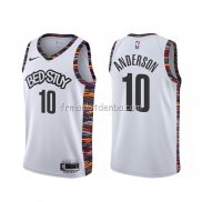 Maillot Brooklyn Nets Justin Anderson Ville Blanc