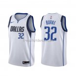 Maillot Dallas Mavericks Trey Burke Association 2020 Blanc