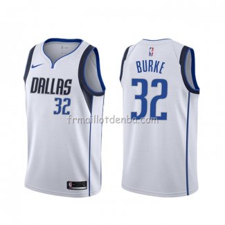 Maillot Dallas Mavericks Trey Burke Association 2020 Blanc