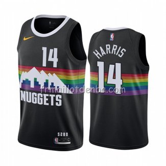 Maillot Denver Nuggets Gary Harris Ville Noir