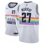 Maillot Denver Nuggets Jamal Murray Ciudad 2018-19 Blanc