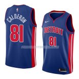 Maillot Detroit Pistons Jose Calderon Icon 2018 Bleu