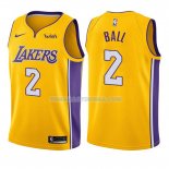 Maillot Basket Enfant Los Angeles Lakers Lonzo Ball Icon 2017-18 2 Or