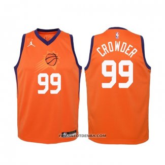 Maillot Enfant Phoenix Suns Jae Crowder Statement 2020-21 Orange