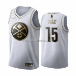 Maillot Golden Edition Denver Nuggets Nikola Jokic Blanc