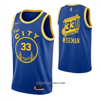 Maillot Golden State Warriors James Wiseman Hardwood Classics 2020 Bleu