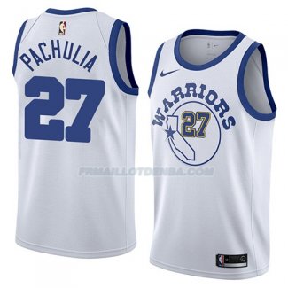 Maillot Golden State Warriors Zaza Pachulia Hardwood Classic 2018 Blanc