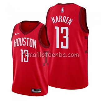 Maillot Houston Rockets James Harden Earned 2019 Rouge