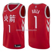 Maillot Houston Rockets Trevor Ariza Ciudad 2017-18 1 Rojo