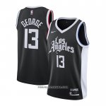 Maillot Los Angeles Clippers Paul George Ville 2020-21 Noir