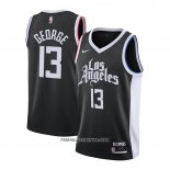 Maillot Los Angeles Clippers Paul George Ville 2020-21 Noir