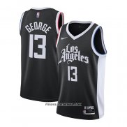 Maillot Los Angeles Clippers Paul George Ville 2020-21 Noir