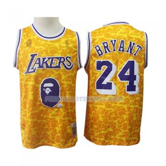 Maillot Los Angeles Lakers Kobe Bryant Mitchell & Ness Jaune