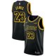 Maillot Los Angeles Lakers Lebron James Ciudad 2017-18 Noir