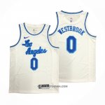 Maillot Los Angeles Lakers Russell Westbrook NO 0 Classic 2019-20 Blanc