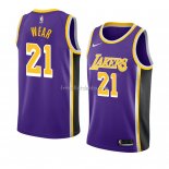 Maillot Los Angeles Lakers Travis Wear Statement 2018-19 Volet