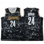 Maillot Luces de La Ville Los Angeles Lakers Kobe Bryant Noir