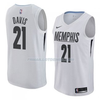 Maillot Memphis Grizzlies Deyonta Davis Ciudad 2018 Blanc