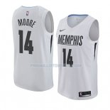 Maillot Memphis Grizzlies Doral Moore Ciudad 2018 Blanc