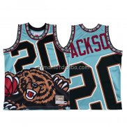 Maillot Memphis Grizzlies Josh Jackson Mitchell & Ness Big Face Vert