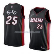 Maillot Miami Heat Jordan Mickey Ciudad 2018 Noir