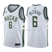 Maillot Milwaukee Bucks Eric Bledsoe Association 2017-18 6 Blancoo