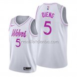 Maillot Minnesota Timberwolves Gorgui Dieng Earned Blanc