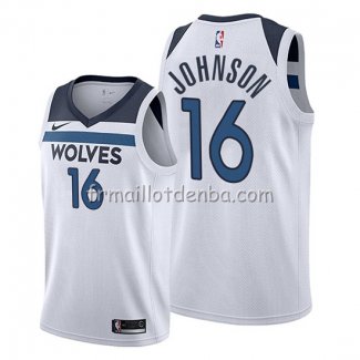 Maillot Minnesota Timberwolves James Johnson Association 2019-20 Blanc