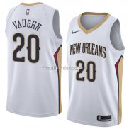 Maillot New Orleans Pelicans Rashad Vaughn Association 2018 Blanc