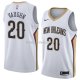 Maillot New Orleans Pelicans Rashad Vaughn Association 2018 Blanc