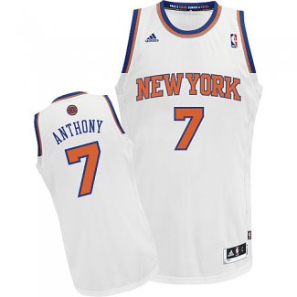 Maillot Basket New York Knicks Anthony 7 Blanc