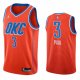 Maillot Oklahoma City Thunder Chris Paul NO 3 Statement 2021 Orange