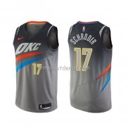 Maillot Oklahoma City Thunder Dennis Schroder Ville Gris