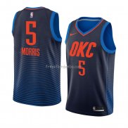 Maillot Oklahoma City Thunder Markieff Morris Statement 2018 Bleu