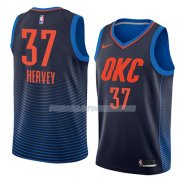 Maillot Oklahoma City Thunder Navy Kevin Hervey Statement 2018 Bleu