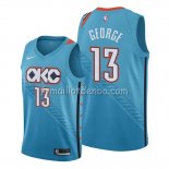 Maillot Oklahoma City Thunder Paul George Ville Edition Bleu