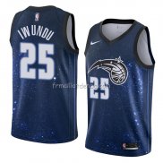 Maillot Orlando Magic Wes Iwundu Ville 2018 Bleu