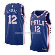 Maillot Philadelphia 76ers T.j. Mcconnell Icon 2018 Bleu Bleu