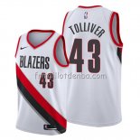 Maillot Portland Trail Blazers Anthony Tolliver Association Blanc