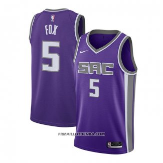 Maillot Sacramento Kings De'aaron Fox Icon 2020-21 Volet