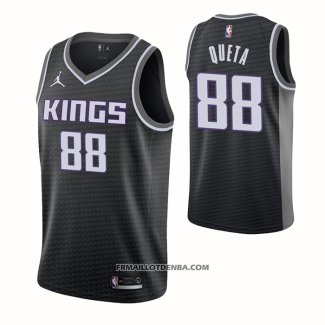 Maillot Sacramento Kings Neemias Queta NO 24 Statement 2020-21 Noir