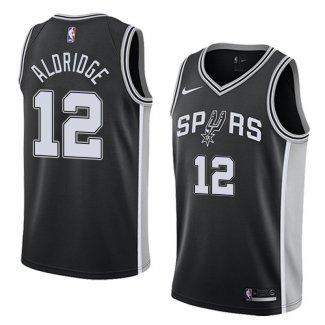 Maillot San Antonio Spurs Lamarcus Aldridge Icon 2017-18 12 Noir