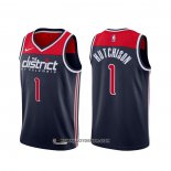 Maillot Washington Wizards Chandler Hutchison Association 2020-21 Bleu