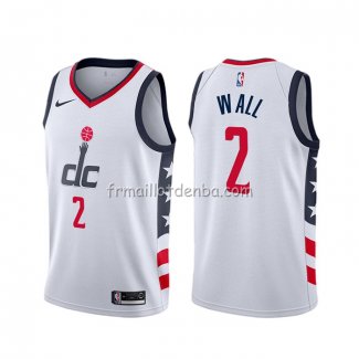 Maillot Washington Wizards John Wall Ville Blanc