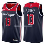 Maillot Washington Wizards Marcin Gortat Statehombret 2017-18 13 Azul