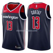 Maillot Washington Wizards Marcin Gortat Statehombret 2017-18 13 Azul