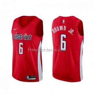 Maillot Washington Wizards Troy Brown Jr. Earned Rouge