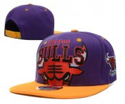 NBA Chicago Bulls Casquette Pourpre Orange